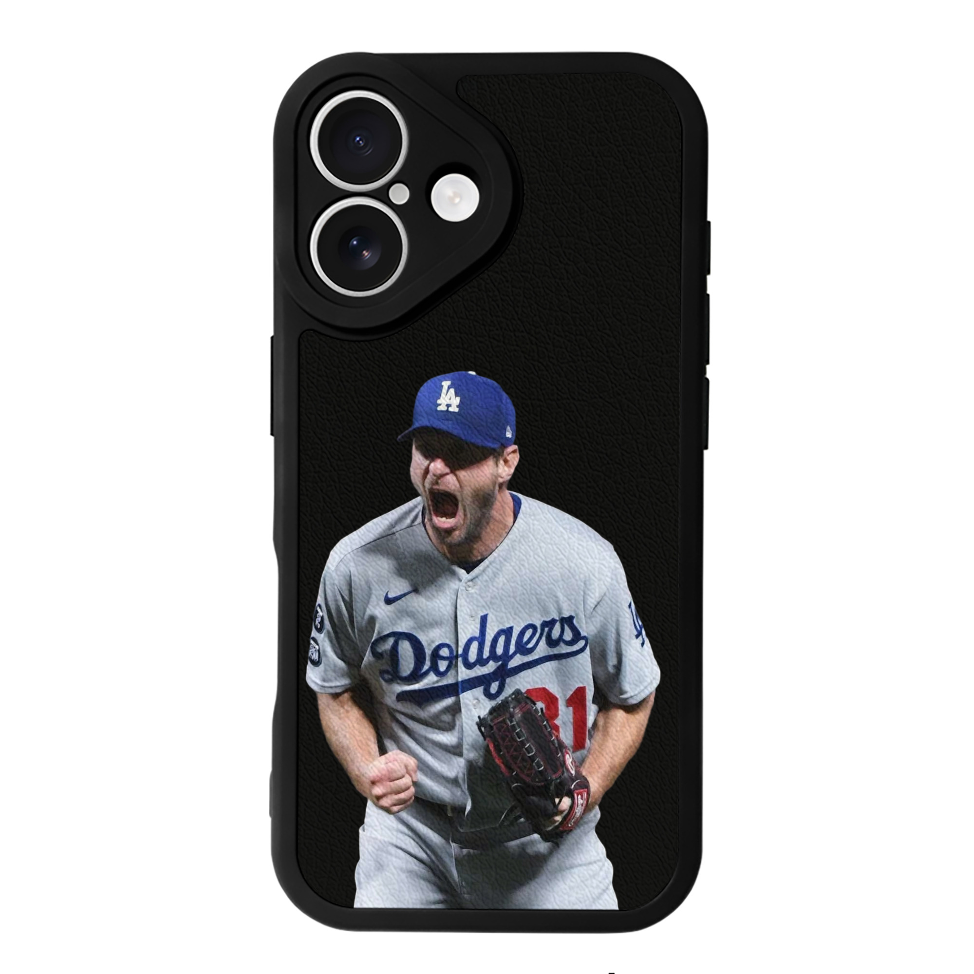  IPhone 16 Silicone Leather Case – UV Print, Lambskin Texture – Perfect Fit, Wireless Charging Compatible, Scratch Resistant, Precise Cutouts – Stylish Protection For IPhone 16